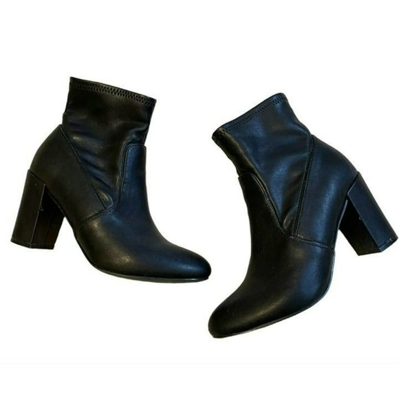 Steve Madden Black Emison-S  Booties Women's Size 7 - Picture 1 of 10